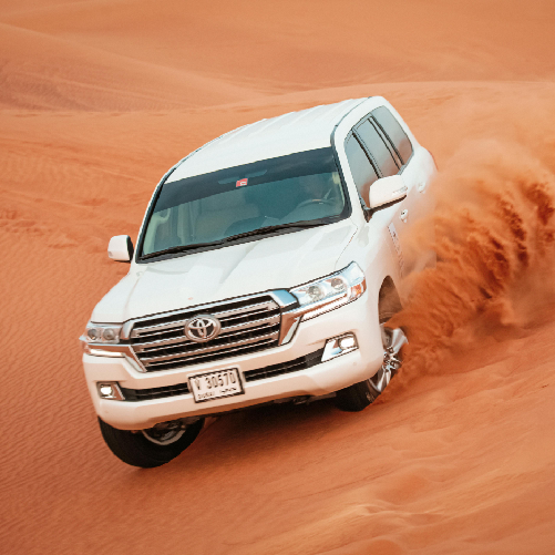 Toyota Land Cruiser for dune bashing
